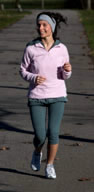 Woman jogging